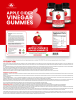 Apple Cider Vinegar Gummies with Pomegranate, Beet Root And Vitamin B6 (3 bottles)