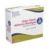 Adhesive Bandages Sheer Strips 3/8"x1-1/2" Sterile Bx/100