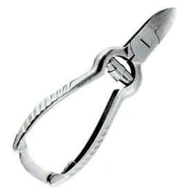 Toe Nail Cutter 5.5" w/Barrel Spring, Stainless Steel