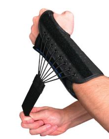 Wrist Splint w/Bungee Closure Right, Extra Large