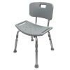 Bathroom Perfect Shower Chair with Back by Blue Jay Cs/4