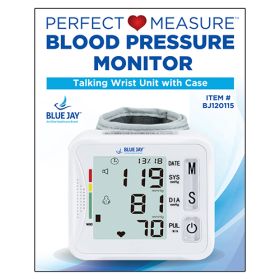 Wrist Blood Pressure Unit with Case, Blue Jay Brand