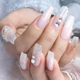 French Fake Nails Natural Color(500pcs)