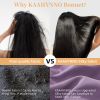 Silk Bonnet for Sleeping Women, Satin Hair Bonnet for Sleeping for Wavy Curly Natural Hair Women Men - Red